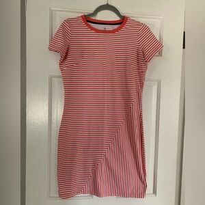 SOUTHERN TIDE | Women's red and white striped tshirt dress. Size XS.